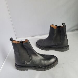 ZARA  Botin Chelsea Piel  225/73   Black     Girls Size 3.5 EU 35